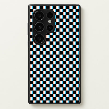 3D Squares - Trippy Patterns  - Trippy Patterns Phone Case for Galaxy S24 Ultra
