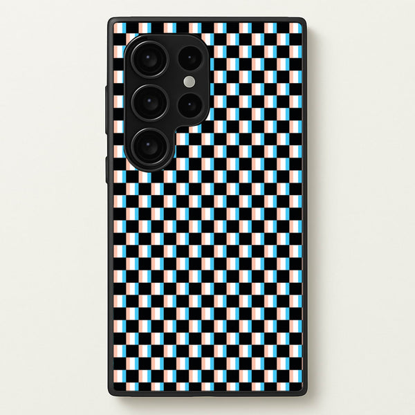 3D Squares - Trippy Patterns  - Trippy Patterns Phone Case for Galaxy S24 Ultra