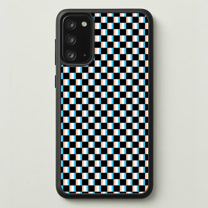 3D Squares - Trippy Patterns  - Trippy Patterns Phone Case for Galaxy Note 20