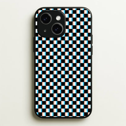 3D Squares - Trippy Patterns  - Trippy Patterns Phone Case for iPhone 14 Plus