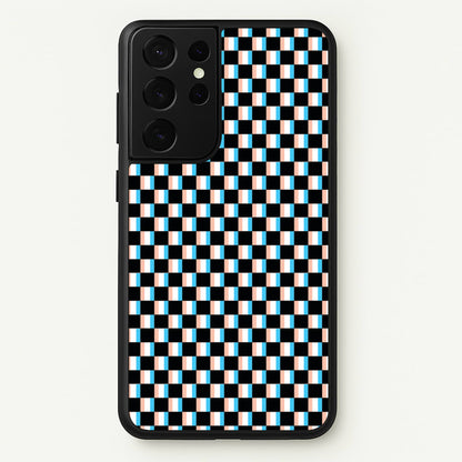 3D Squares - Trippy Patterns  - Trippy Patterns Phone Case for Galaxy S21 Ultra