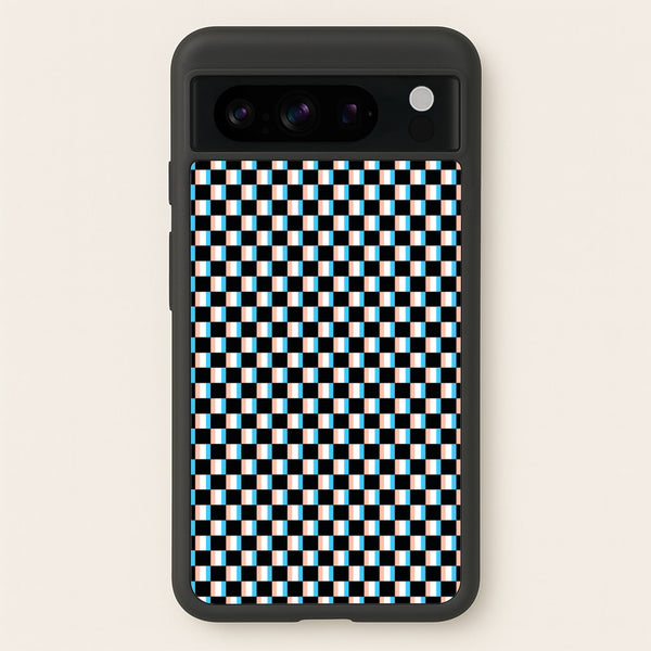 3D Squares - Trippy Patterns  - Trippy Patterns Phone Case for Google Pixel 8 Pro