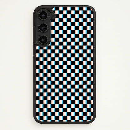 3D Squares - Trippy Patterns  - Trippy Patterns Phone Case for Galaxy S23 Plus