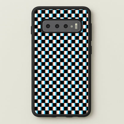 3D Squares - Trippy Patterns  - Trippy Patterns Phone Case for Galaxy S10