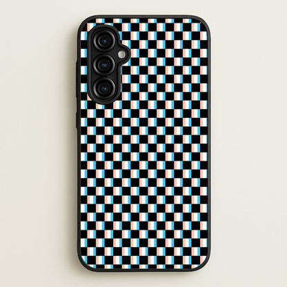 3D Squares - Trippy Patterns  - Trippy Patterns Phone Case for Galaxy A54