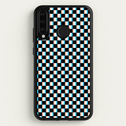 3D Squares - Trippy Patterns  - Trippy Patterns Phone Case for Huawei P30 Lite