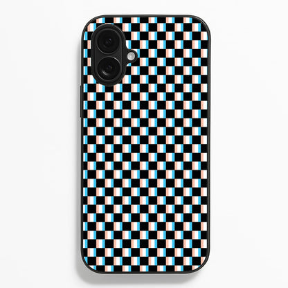 3D Squares - Trippy Patterns  - Trippy Patterns Phone Case for iPhone 16 Plus
