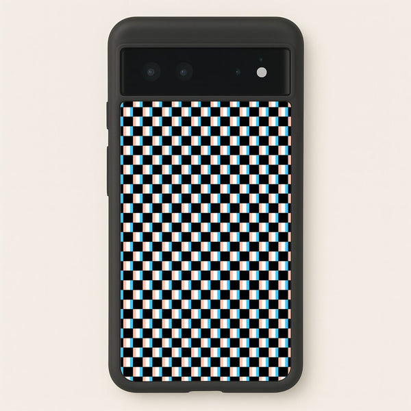 3D Squares - Trippy Patterns  - Trippy Patterns Phone Case for Google Pixel 6