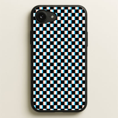 3D Squares - Trippy Patterns  - Trippy Patterns Phone Case for iPhone 16e