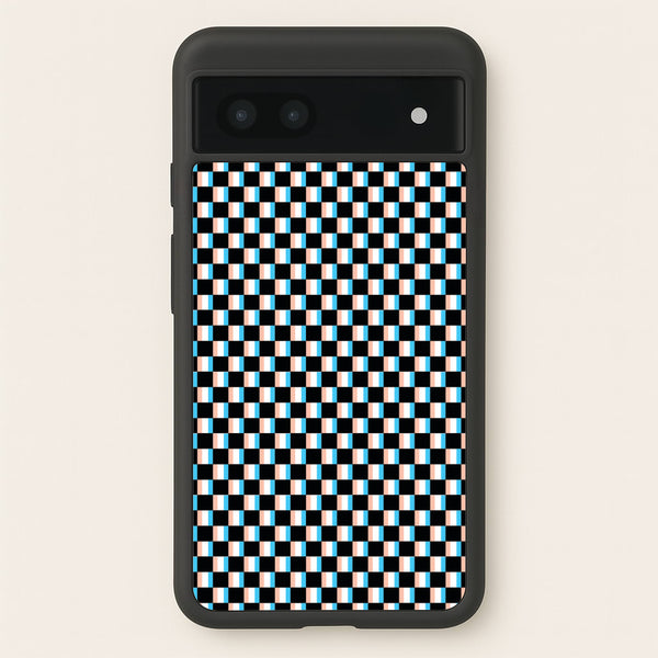 3D Squares - Trippy Patterns  - Trippy Patterns Phone Case for Google Pixel 7a