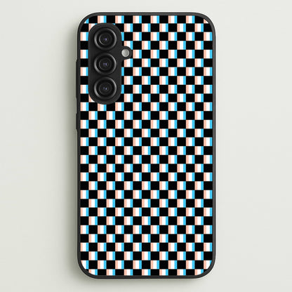 3D Squares - Trippy Patterns  - Trippy Patterns Phone Case for Galaxy S23FE