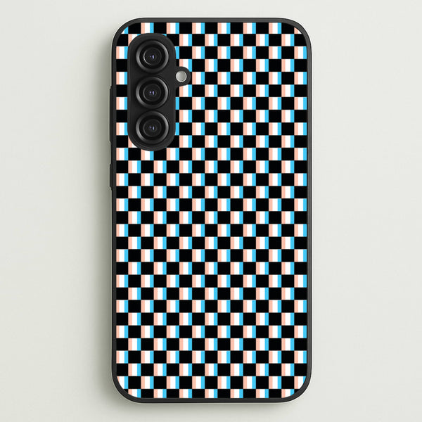 3D Squares - Trippy Patterns  - Trippy Patterns Phone Case for Galaxy S23FE