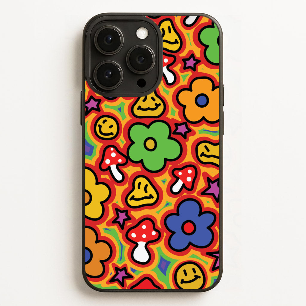 Rainbow Trip - Trippy Patterns Phone Case