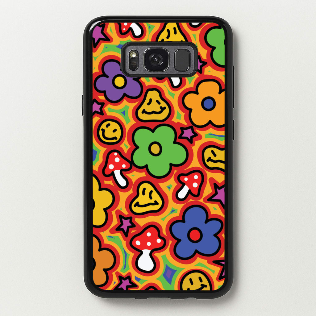 Rainbow Trip - Trippy Patterns  - Trippy Patterns Phone Case for Galaxy S8 Plus