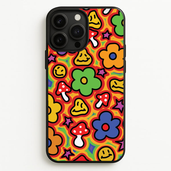 Rainbow Trip - Trippy Patterns  - Trippy Patterns Phone Case for iPhone 13 Pro Max