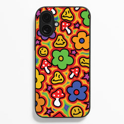 Rainbow Trip - Trippy Patterns  - Trippy Patterns Phone Case for iPhone 16 Plus