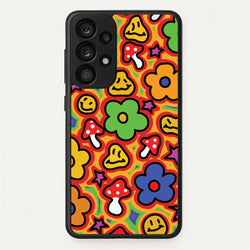 Rainbow Trip - Trippy Patterns  - Trippy Patterns Phone Case for Galaxy A53