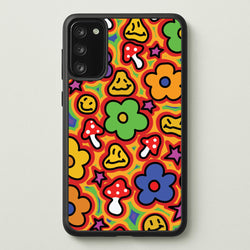 Rainbow Trip - Trippy Patterns  - Trippy Patterns Phone Case for Galaxy S20FE