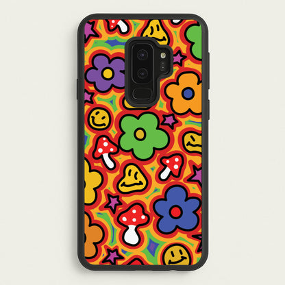 Rainbow Trip - Trippy Patterns  - Trippy Patterns Phone Case for Galaxy S9 Plus