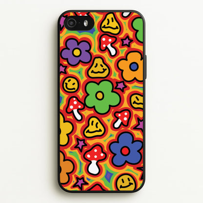Rainbow Trip - Trippy Patterns  - Trippy Patterns Phone Case for iPhone 5 / 5s / SE 2016