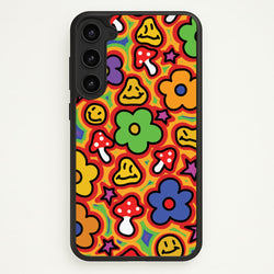 Rainbow Trip - Trippy Patterns  - Trippy Patterns Phone Case for Galaxy S23