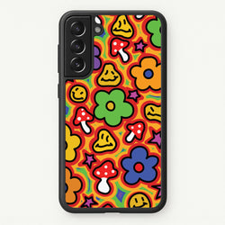 Rainbow Trip - Trippy Patterns  - Trippy Patterns Phone Case for Galaxy S21
