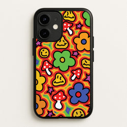 Rainbow Trip - Trippy Patterns  - Trippy Patterns Phone Case for iPhone 12 Mini