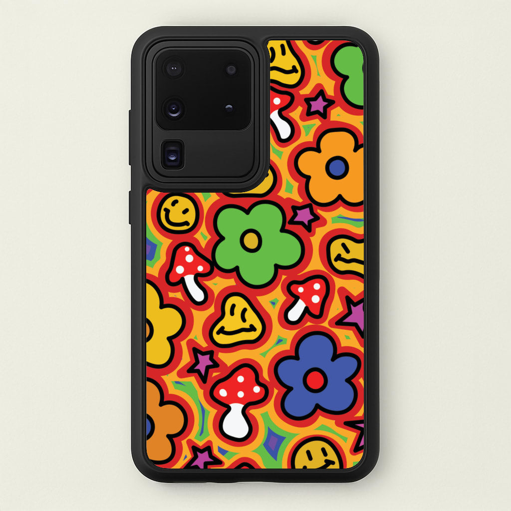 Rainbow Trip - Trippy Patterns  - Trippy Patterns Phone Case for Galaxy S20 Ultra
