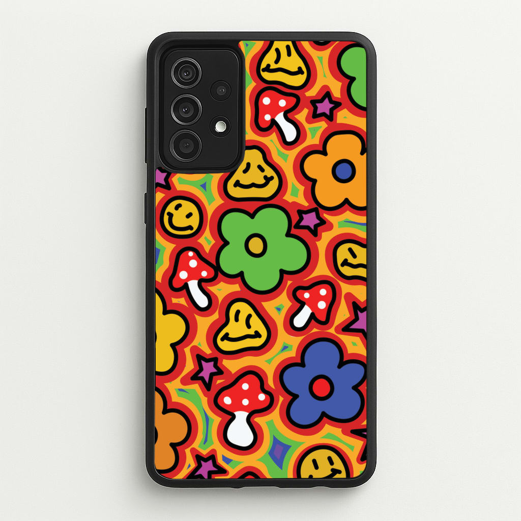 Rainbow Trip - Trippy Patterns  - Trippy Patterns Phone Case for Galaxy A52 / A52s