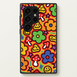 Rainbow Trip - Trippy Patterns  - Trippy Patterns Phone Case for Galaxy S24 Ultra