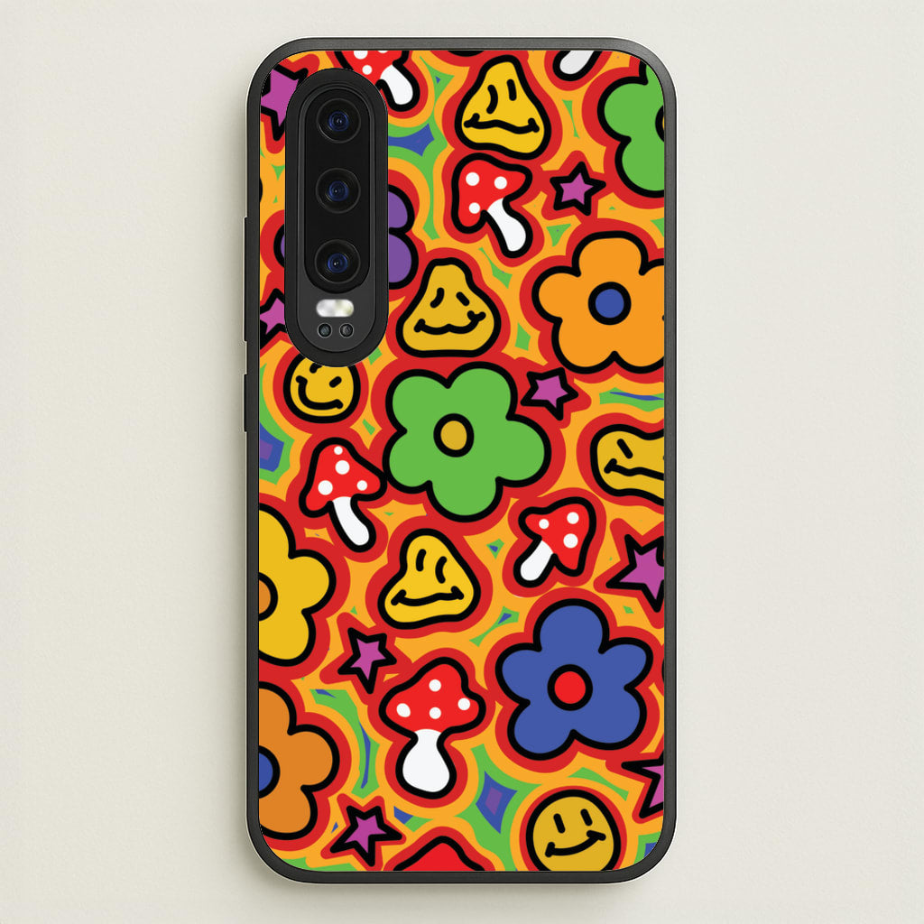 Rainbow Trip - Trippy Patterns  - Trippy Patterns Phone Case for Huawei P30