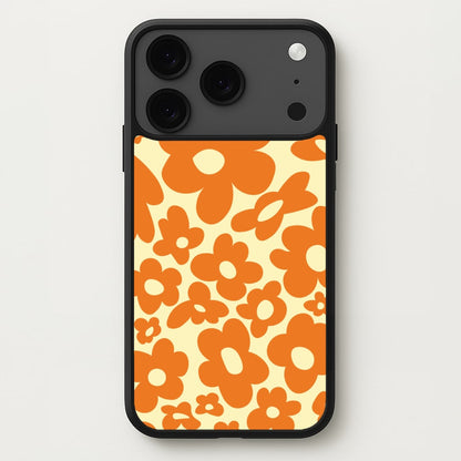 Orange Flowers - Trippy Patterns Phone Case for iPhone 17 Pro