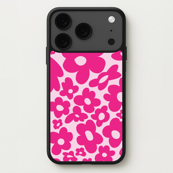 Pink Flowers - Trippy Patterns Phone Case for iPhone 17 Pro Max