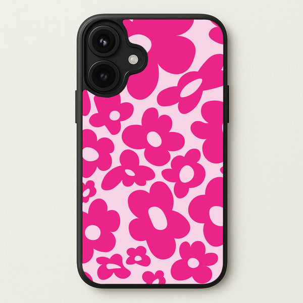 Pink Flowers - Trippy Patterns Phone Case for iPhone 17