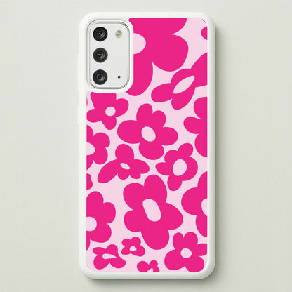 Pink Flowers - Trippy Patterns  - Trippy Patterns Phone Case for Galaxy Note 20