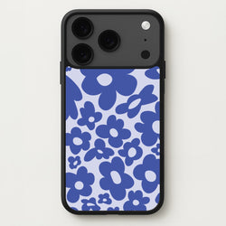 Blue Flowers - Trippy Patterns Phone Case for iPhone 17 Pro Max