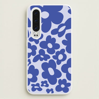 Blue Flowers - Trippy Patterns  - Trippy Patterns Phone Case for Huawei P30