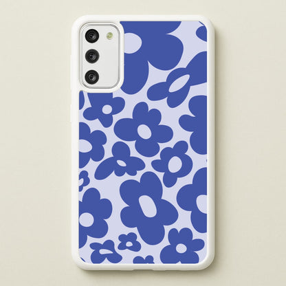 Blue Flowers - Trippy Patterns  - Trippy Patterns Phone Case for Galaxy S20FE