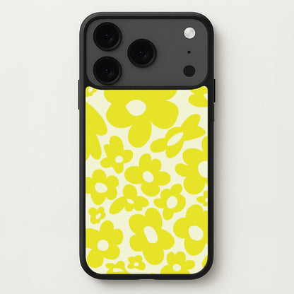 Yellow Flowers - Trippy Patterns Phone Case for iPhone 17 Pro