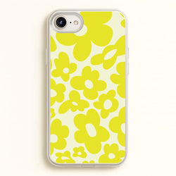 Yellow Flowers - Trippy Patterns  - Trippy Patterns Phone Case for iPhone 6 / 7 / 8 / SE