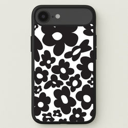 Black Flowers - Trippy Patterns Phone Case for iPhone 17 Air