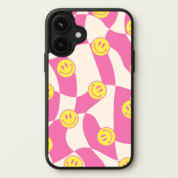 Smiley Checkboard - Trippy Patterns Phone Case for iPhone 17