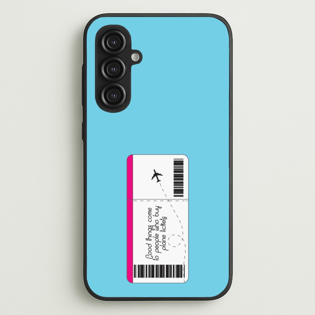 Buy Plane Tickets - Travel  - Travel Phone Case for Galaxy S23FE