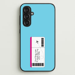 Buy Plane Tickets - Travel  - Travel Phone Case for Galaxy S23FE