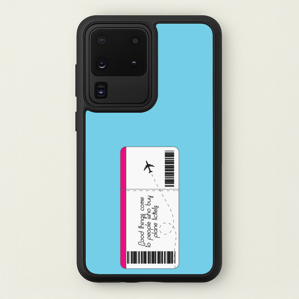 Buy Plane Tickets - Travel  - Travel Phone Case for Galaxy S20 Ultra