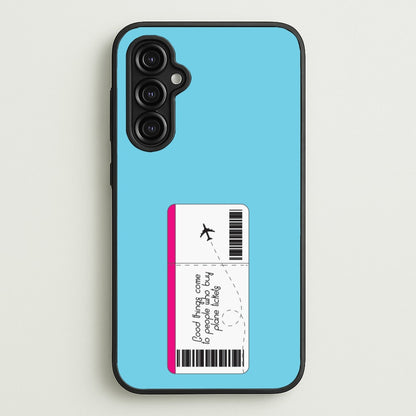 Buy Plane Tickets - Travel  - Travel Phone Case for Galaxy A14