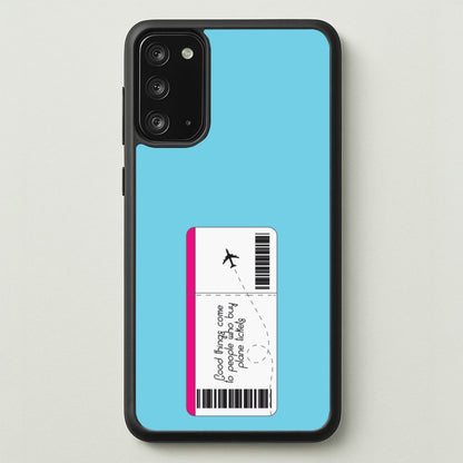 Buy Plane Tickets - Travel  - Travel Phone Case for Galaxy Note 20