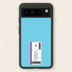 Buy Plane Tickets - Travel  - Travel Phone Case for Google Pixel 8 Pro