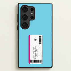 Buy Plane Tickets - Travel  - Travel Phone Case for Galaxy S25 Ultra