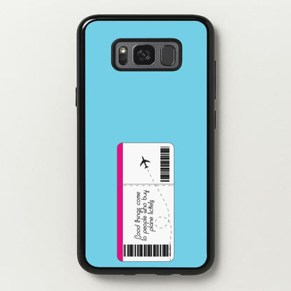 Buy Plane Tickets - Travel  - Travel Phone Case for Galaxy S8 Plus